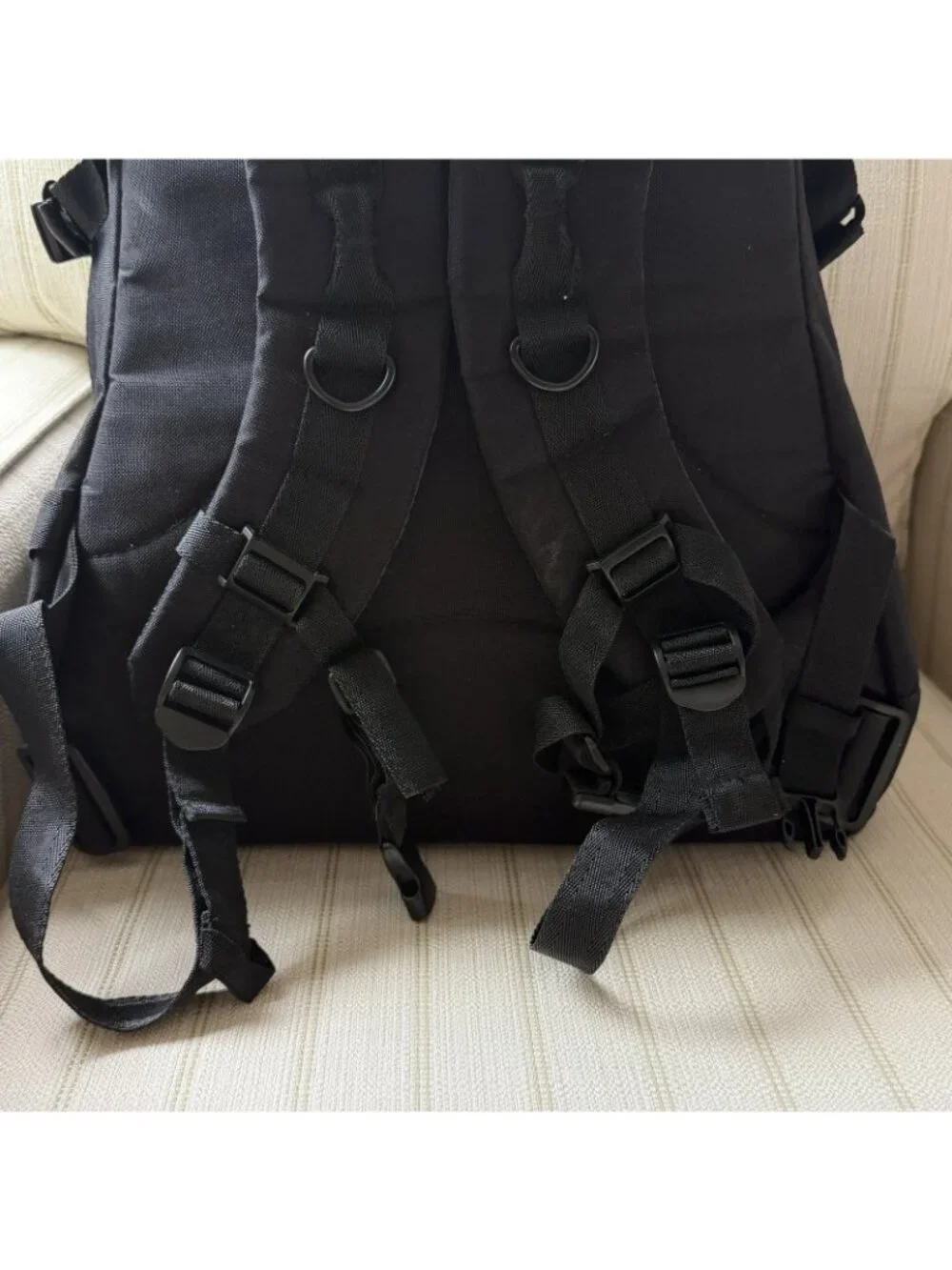 Bug Out Gear Backpack Large Black Tactical Survival Carabiner
